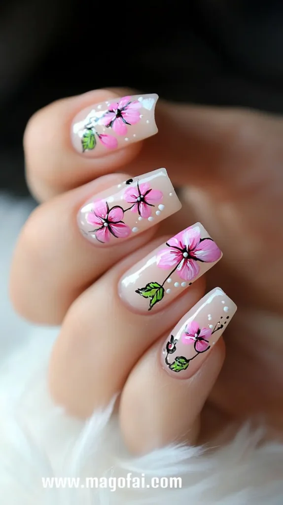 19. Floral Nail Dots 1