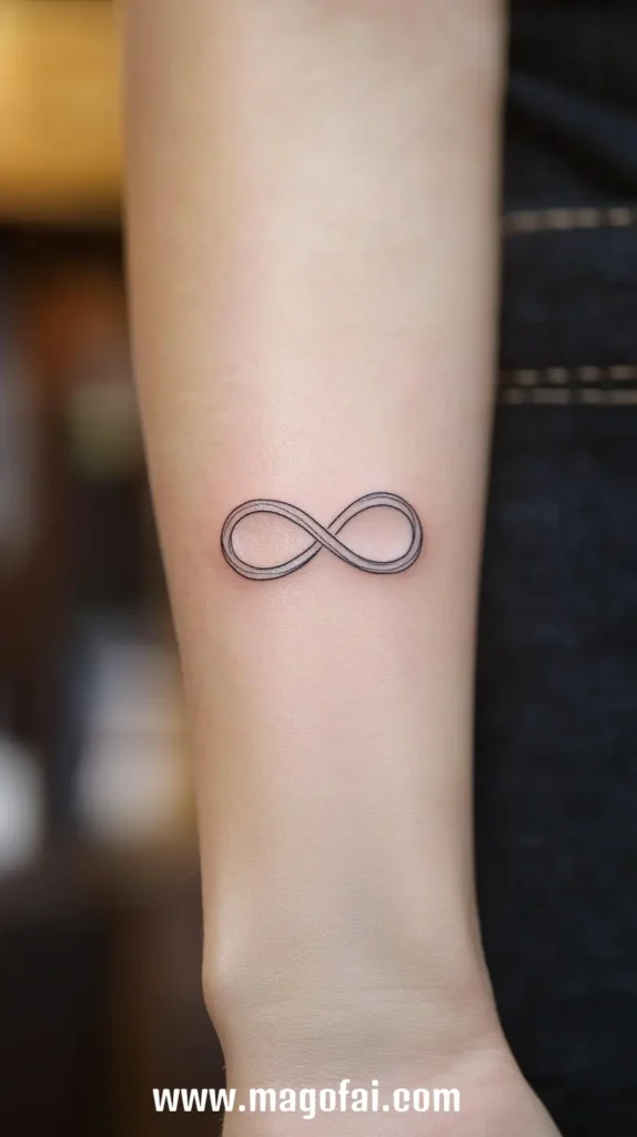 2 delicate infinity symbol