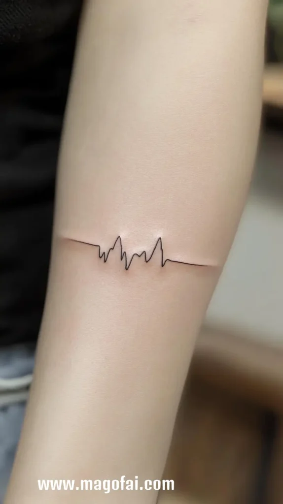 22. Tiny Heartbeat Line