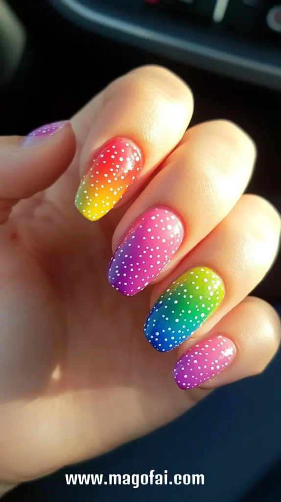 3. Gradient Nail Dots 1