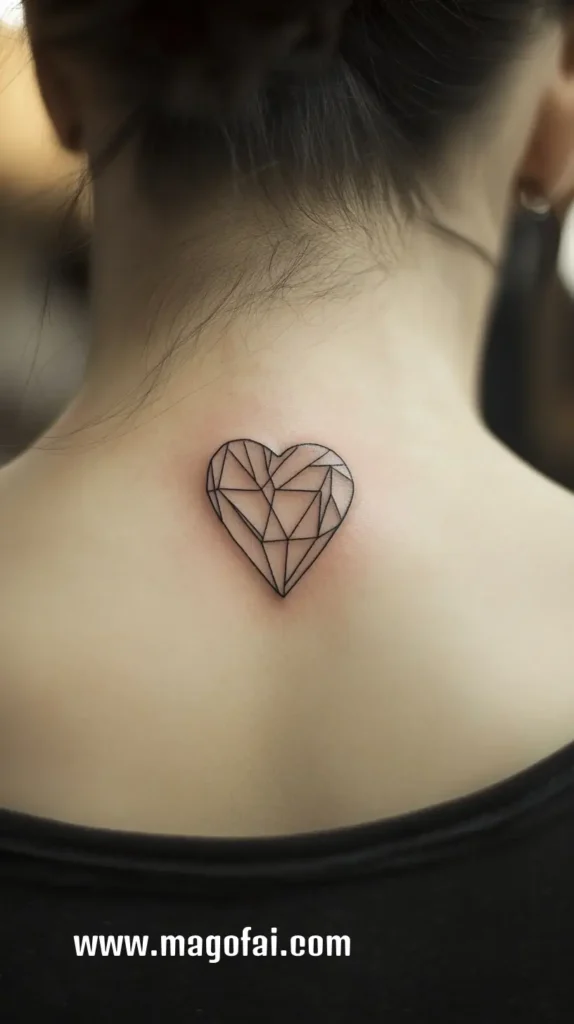 33. Small Geometric Heart