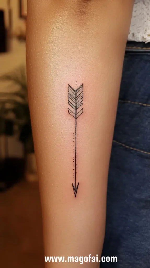 4 arrow tattoo