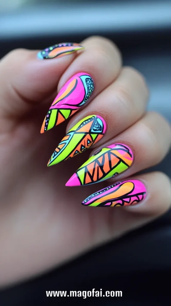 4. Neon Accents