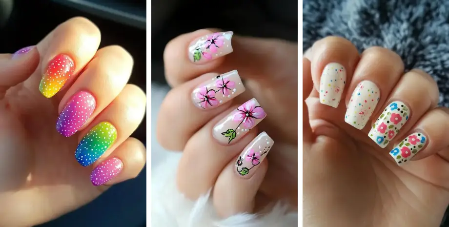 40 Fascinating Dot Nail Art Designs