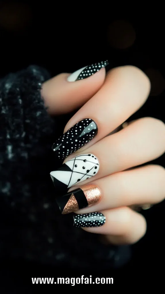 6. Geometric Nail Dots