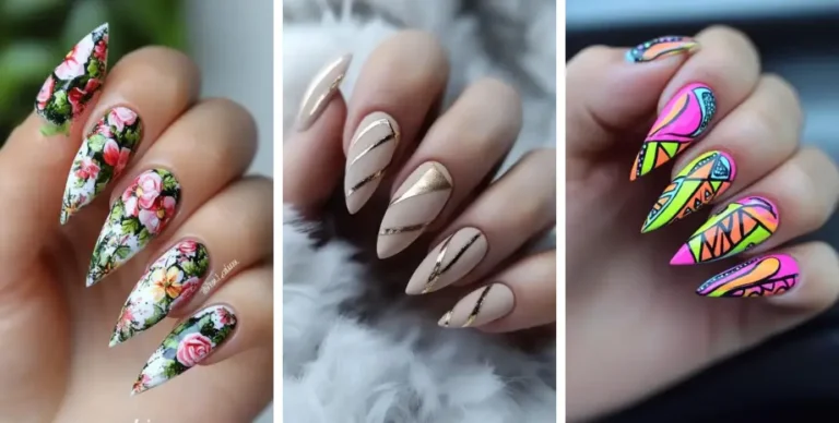 Read more about the article Top 30+ Trendy Stiletto Nail Art Designs to Try This Year