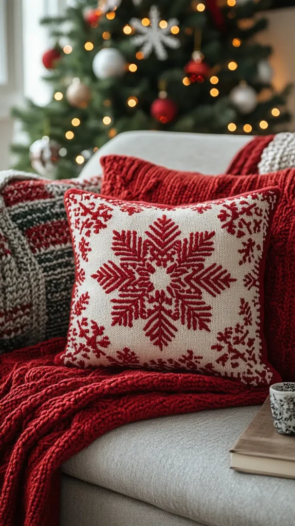 11. Festive Pillow Covers