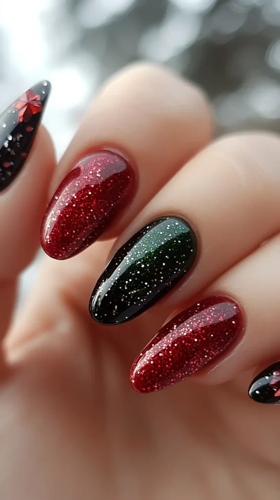 12. Garnet Glitter Gradient