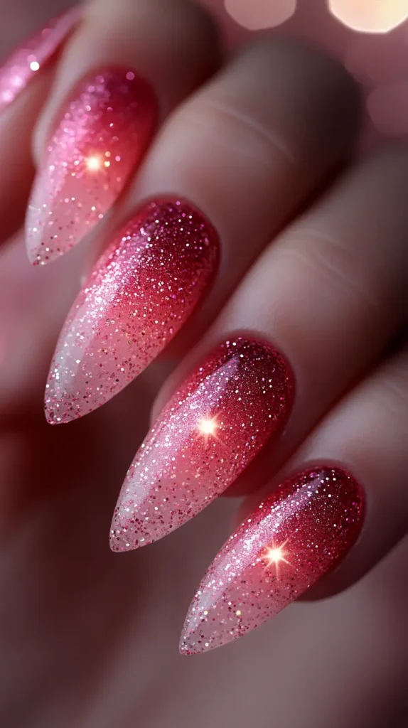 12. Pink Glitter Gradient