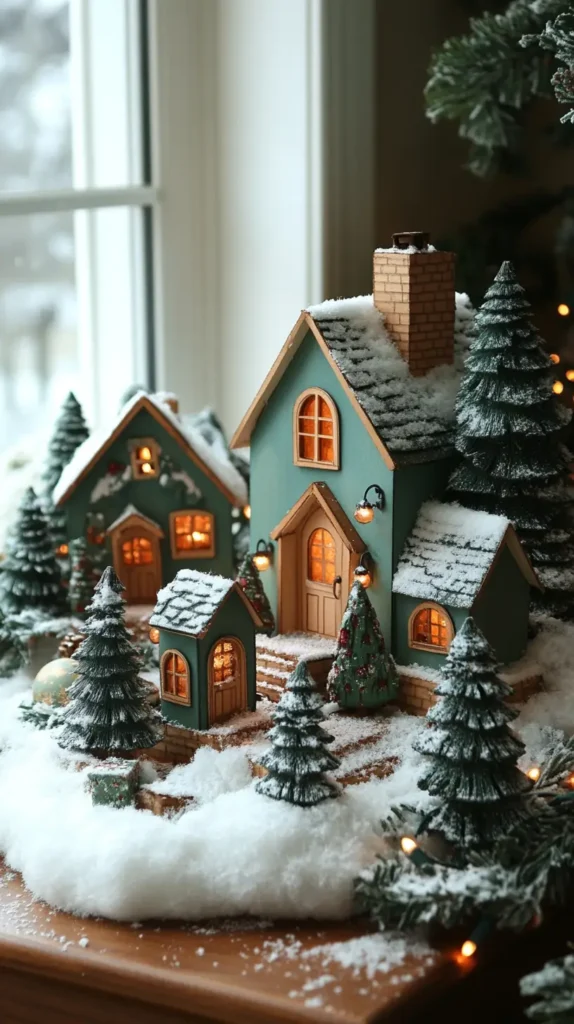 13. DIY Christmas Village