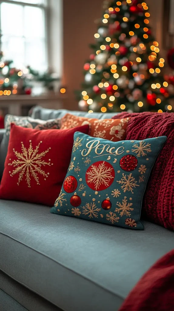 14. Holiday Pillows14. Holiday Pillows