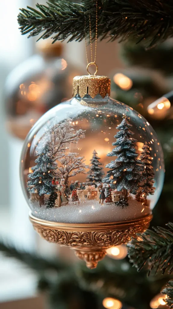 18. Homemade Snow Globes