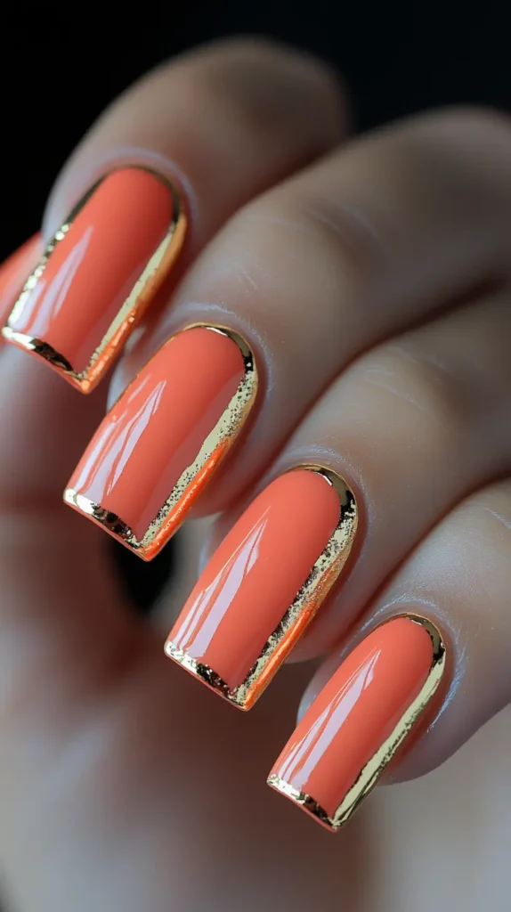 20. Coral and Gold