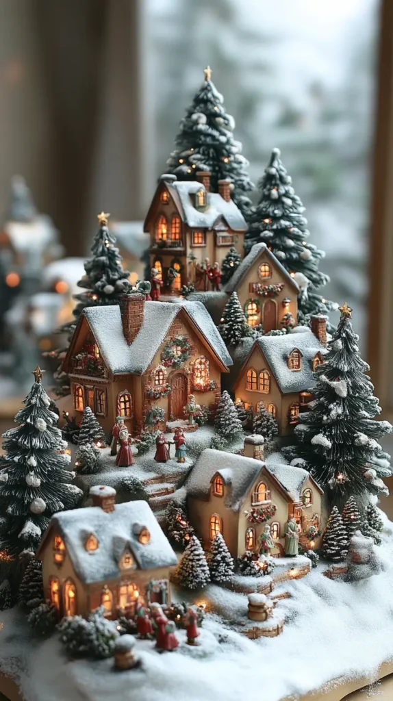 21. Christmas Village Display