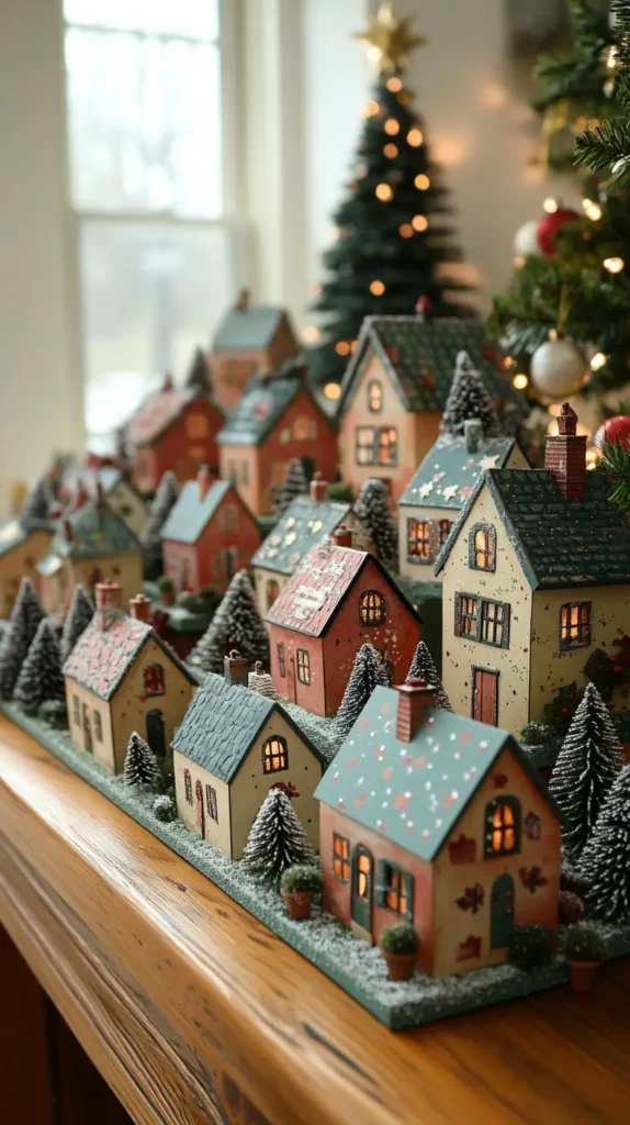 24. DIY Christmas Village