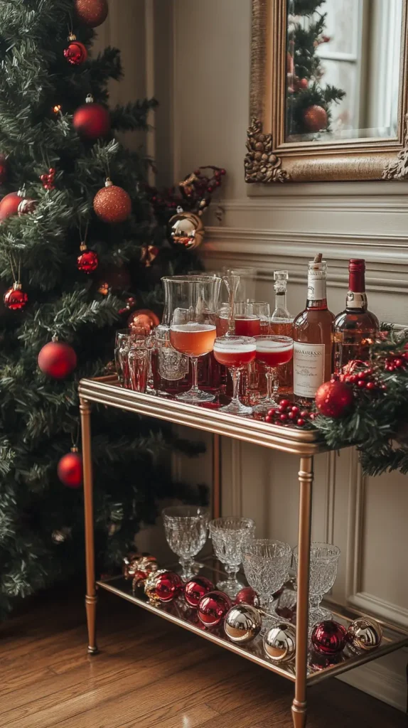 26. Create a Festive Bar Cart