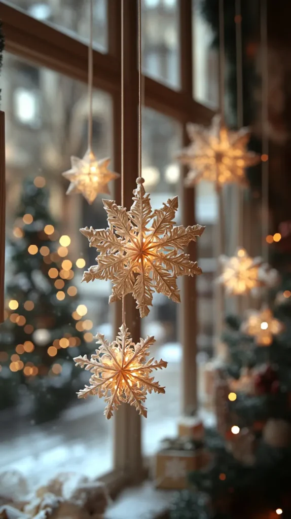 27. DIY Snowflakes