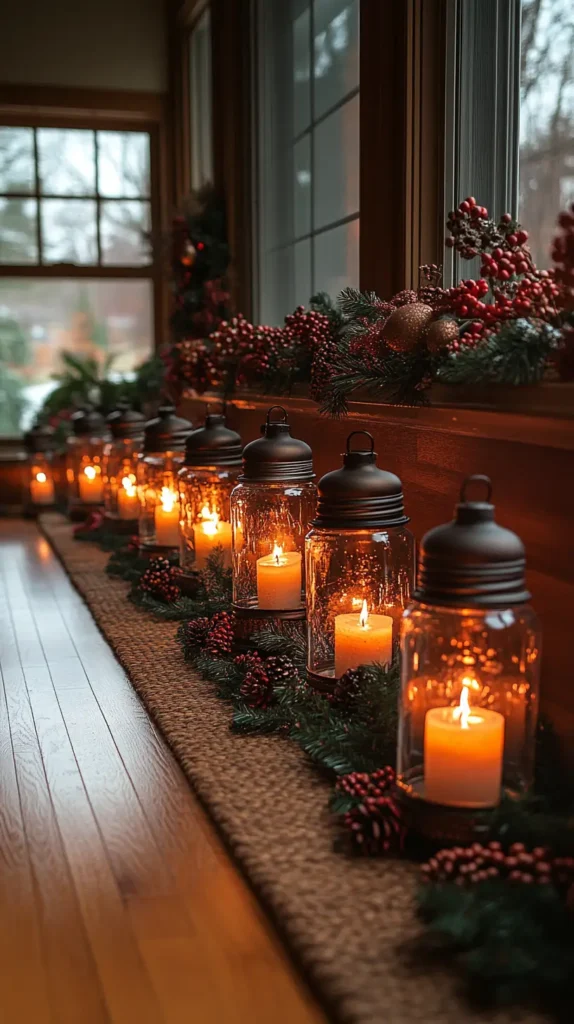 28. Glass Jar Lanterns