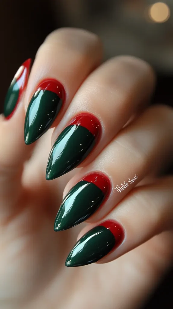 5. Emerald Tips with Red Base