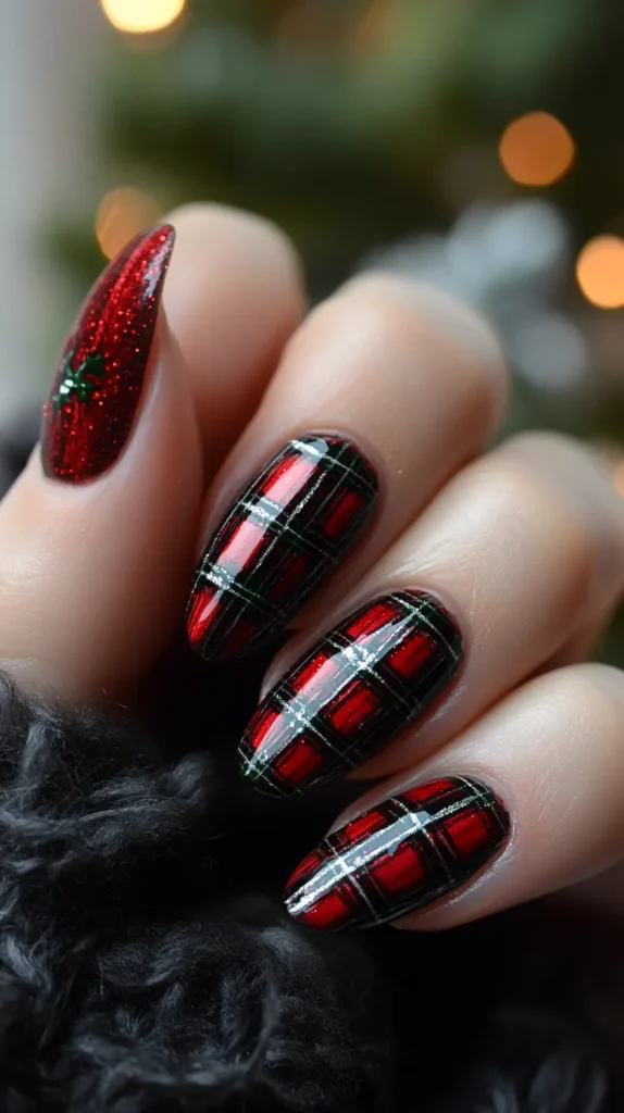 6. Festive Plaid Pattern