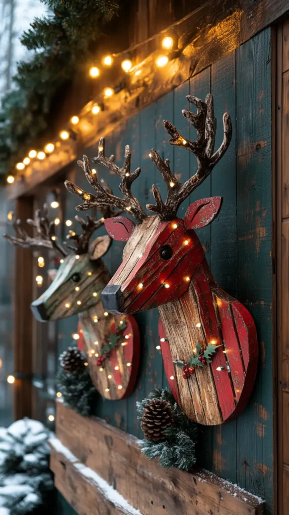 9. Wooden Reindeer